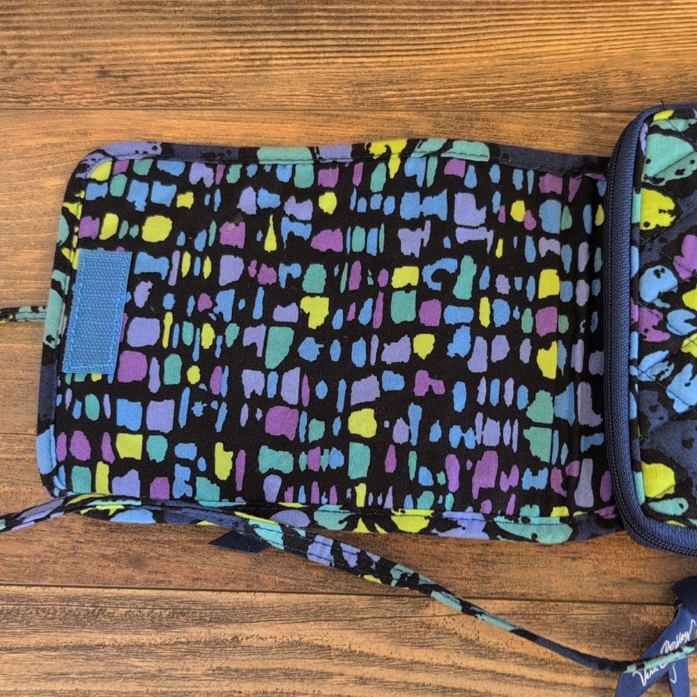 Vera Bradley Indigo Pop Hipster Quilted Crossbody Bag C289 - Picture 6 of 10